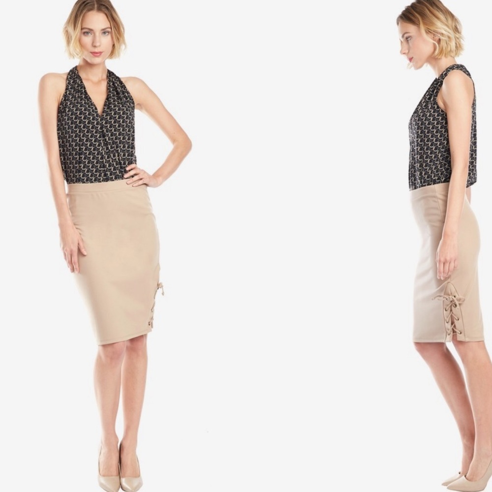 Coin 1804 Pull on Pencil Skirt